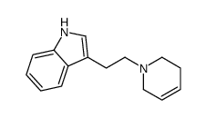 3-[2-(3,6-dihydro-2H-pyridin-1-yl)ethyl]-1H-indole结构式