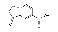 indan-1-one-6-sulfinic acid Structure