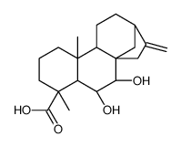 6beta,7beta-Dihydroxykaurenoic acid Structure