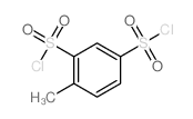 1,3-Benzenedisulfonyldichloride, 4-methyl- Structure