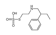 Thiosulfuric acid hydrogen S-[2-[(2-phenylbutyl)amino]ethyl] ester structure