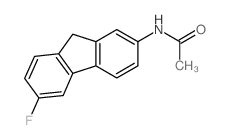 Acetamide,N-(6-fluoro-9H-fluoren-2-yl)- structure