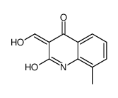 3-(hydroxymethylidene)-8-methyl-1H-quinoline-2,4-dione Structure