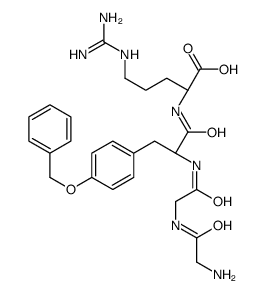 glycyl-glycyl-tyrosyl(O-benzyl)-arginine结构式
