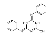 2,6-dianilino-1H-1,3,5-triazin-4-one Structure