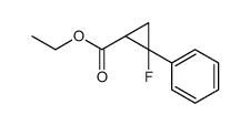 Ethyl (1R,2R)-2-fluoro-2-phenylcyclopropanecarboxylate Structure