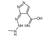 3-(methylaminohydrazinylidene)pyrazole-4-carboxamide结构式