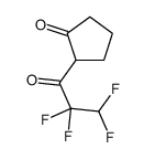 Cyclopentanone, 2-(2,2,3,3-tetrafluoro-1-oxopropyl)- (9CI) Structure