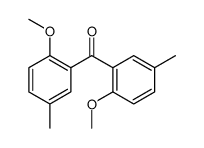 bis(2-methoxy-5-methylphenyl)methanone Structure