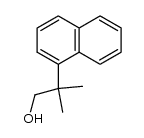 2-methyl-2-(1-naphthyl)-1-propanol Structure