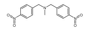 N,N-bis(p-nitrobenzyl)methylamine Structure