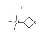 trimethyl-3-thietanylammonium iodide Structure