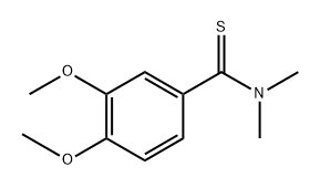 3,4-Dimethoxy-N,N-dimethylbenzothioamide结构式