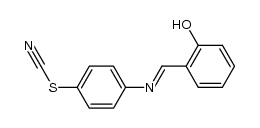 [2-Hydroxy-benzyliden]-4-rhodan-anilin结构式