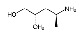 4(S)-amino-1,2-(R and S)-pentanediol结构式