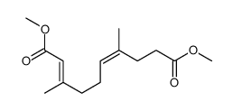 dimethyl 3,7-dimethyldeca-2,6-dienedioate Structure