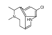 3,4,5,6-Tetrahydro-9-chloro-5,6-dimethyl-1H-azepino[5,4,3-cd]indole结构式