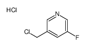 3-(CHLOROMETHYL)-5-FLUOROPYRIDINE structure
