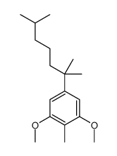 5-(2,6-dimethylheptan-2-yl)-1,3-dimethoxy-2-methylbenzene Structure
