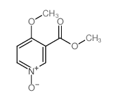 methyl 4-methoxy-1-oxido-pyridine-3-carboxylate结构式