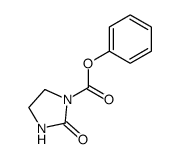 N-phenoxycarbonyl-1,2-imidazolidinone结构式