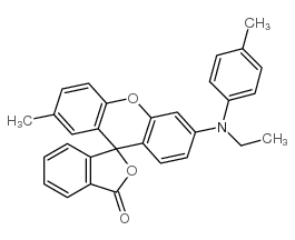 6'-[ethyl(p-tolyl)amino]-2'-methylspiro[isobenzofuran-1(3H),9'-[9H]xanthene]-3-one Structure