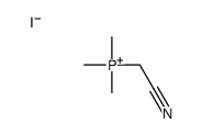 cyanomethyl(trimethyl)phosphanium,iodide结构式