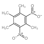 1,2,3,5-tetramethyl-4,6-dinitro-benzene结构式