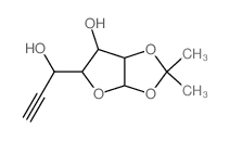 3-(1-hydroxyprop-2-ynyl)-7,7-dimethyl-2,6,8-trioxabicyclo[3.3.0]octan-4-ol Structure