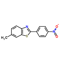 6-Methyl-2-(4-nitrophenyl)-1,3-benzothiazole Structure
