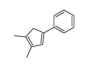 (3,4-dimethylcyclopenta-1,3-dien-1-yl)benzene Structure