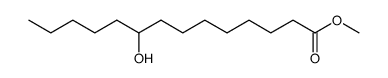 Methyl-9-Hydroxytetradecanoat结构式