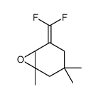 2-(difluoromethylidene)-4,4,6-trimethyl-7-oxabicyclo[4.1.0]heptane结构式
