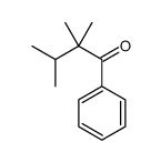 2,2,3-trimethyl-1-phenylbutan-1-one结构式