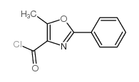 5-methyl-2-phenyl-1,3-oxazole-4-carbonyl chloride structure