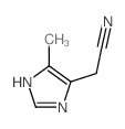 2-(5-Methyl-1H-imidazol-4-yl)acetonitrile Structure