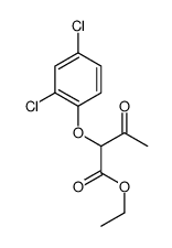 ethyl 2-(2,4-dichlorophenoxy)-3-oxobutanoate Structure