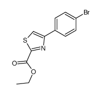 ETHYL 4-(4-BROMOPHENYL)THIAZOLE-2-CARBOXYLATE structure