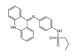 N-[p-(9-Acridinylamino)phenyl]-1-propanesulfonamide Structure