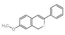 7-methoxy-3-phenyl-1H-isothiochromene结构式