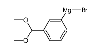 magnesium compound of 3-(dimethoxymethyl)bromobenzene结构式