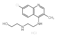 2-[2-[(7-chloro-3-methyl-quinolin-4-yl)amino]ethylamino]ethanol Structure
