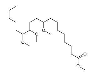 9,12,13-Trimethoxyoctadecanoic acid methyl ester Structure