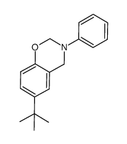 3-Phenyl-6-tert-butyl-3,4-dihydro-2H-1,3-benzoxazine Structure