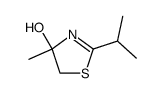 4-Thiazolol,4,5-dihydro-4-methyl-2-(1-methylethyl)-(9CI) Structure