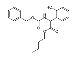 N-benzyloxycarbonyl-2-(2-hydroxyphenyl)glycine n-butyl ester Structure