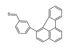 3-fluoranthen-1-ylthiobenzaldehyde Structure