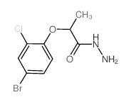 2-(4-BROMO-2-CHLOROPHENOXY)PROPANOHYDRAZIDE Structure