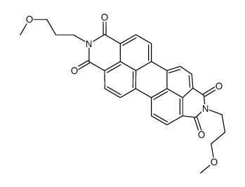 2,9-bis(3-methoxypropyl)anthra[2,1,9-def:6,5,10-d'e'f']diisoquinoline-1,3,8,10(2H,9H)-tetrone Structure