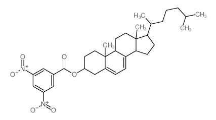 Cholesta-5,7-dien-3.beta.-ol, 3,5-dinitrobenzoate structure